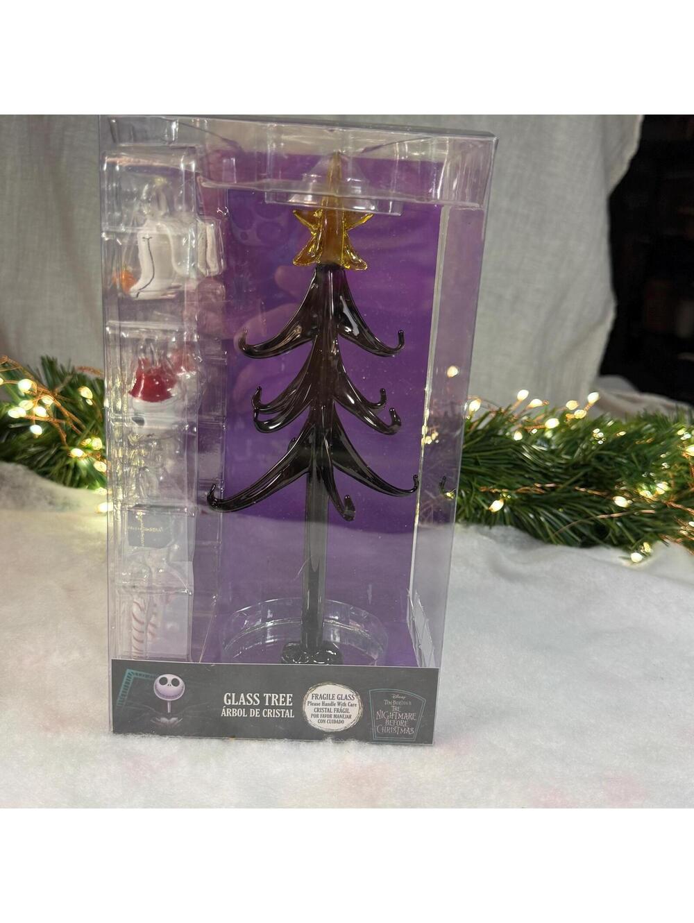 Nightmare Before Christmas Glass Tree - NRFB